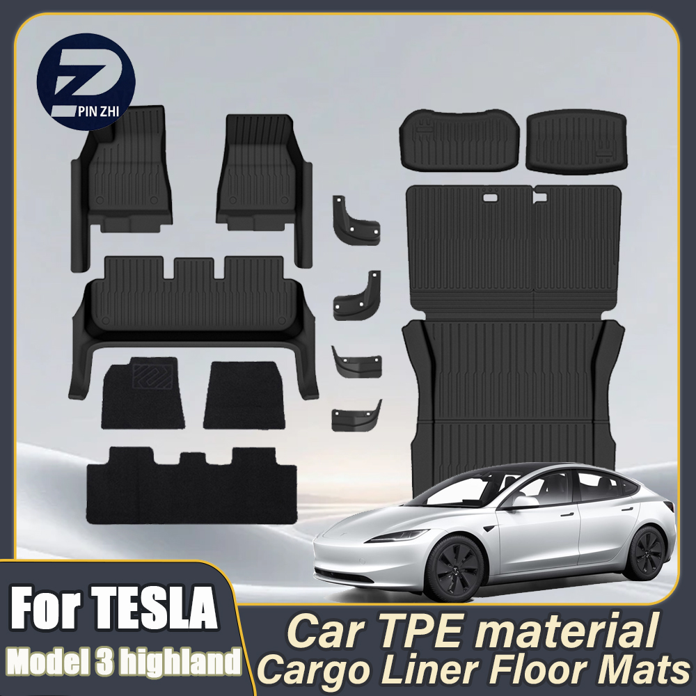 Car Floor Mat - Tappetini Auto Completi con Protezione Soglia