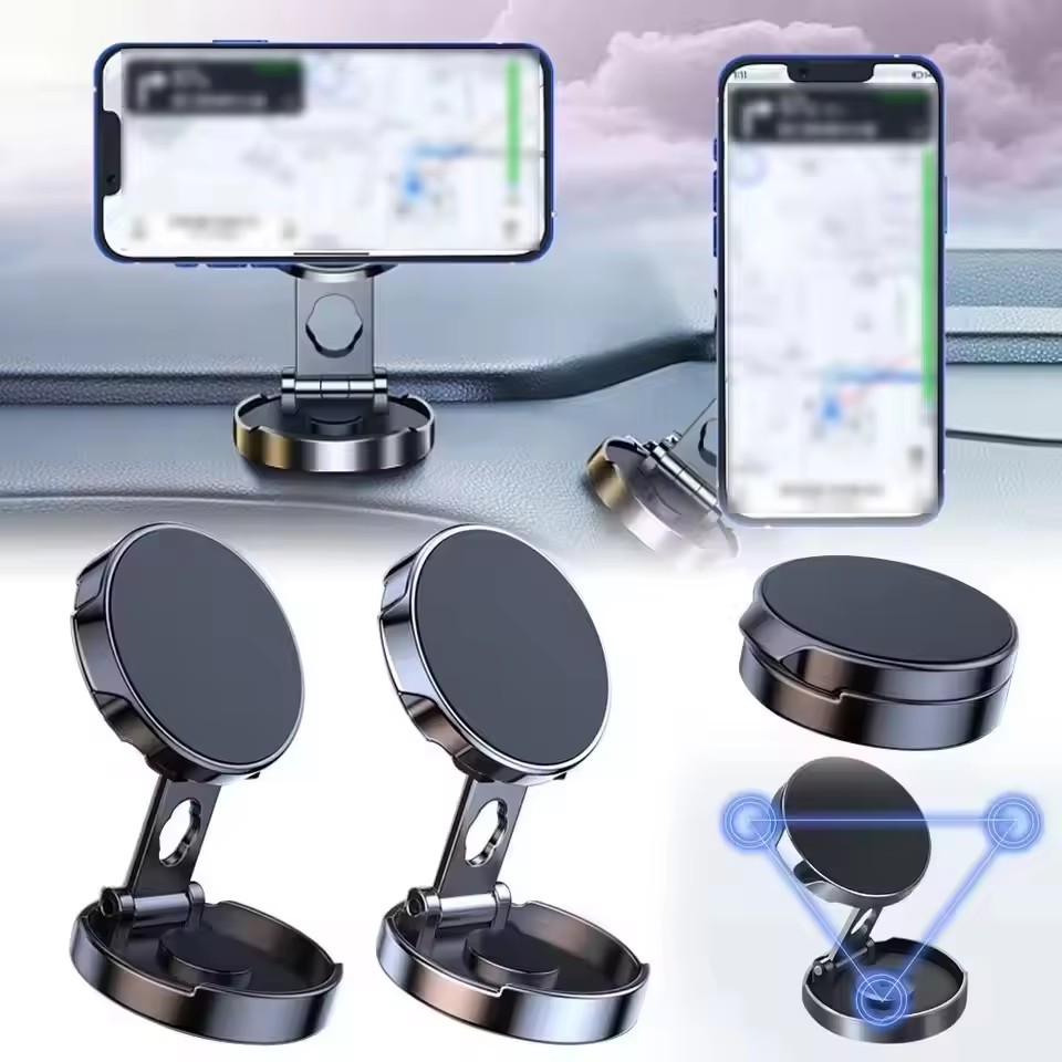 Car Phone Holder - Supporto Magnetico Robusto per Telefono Cellulare