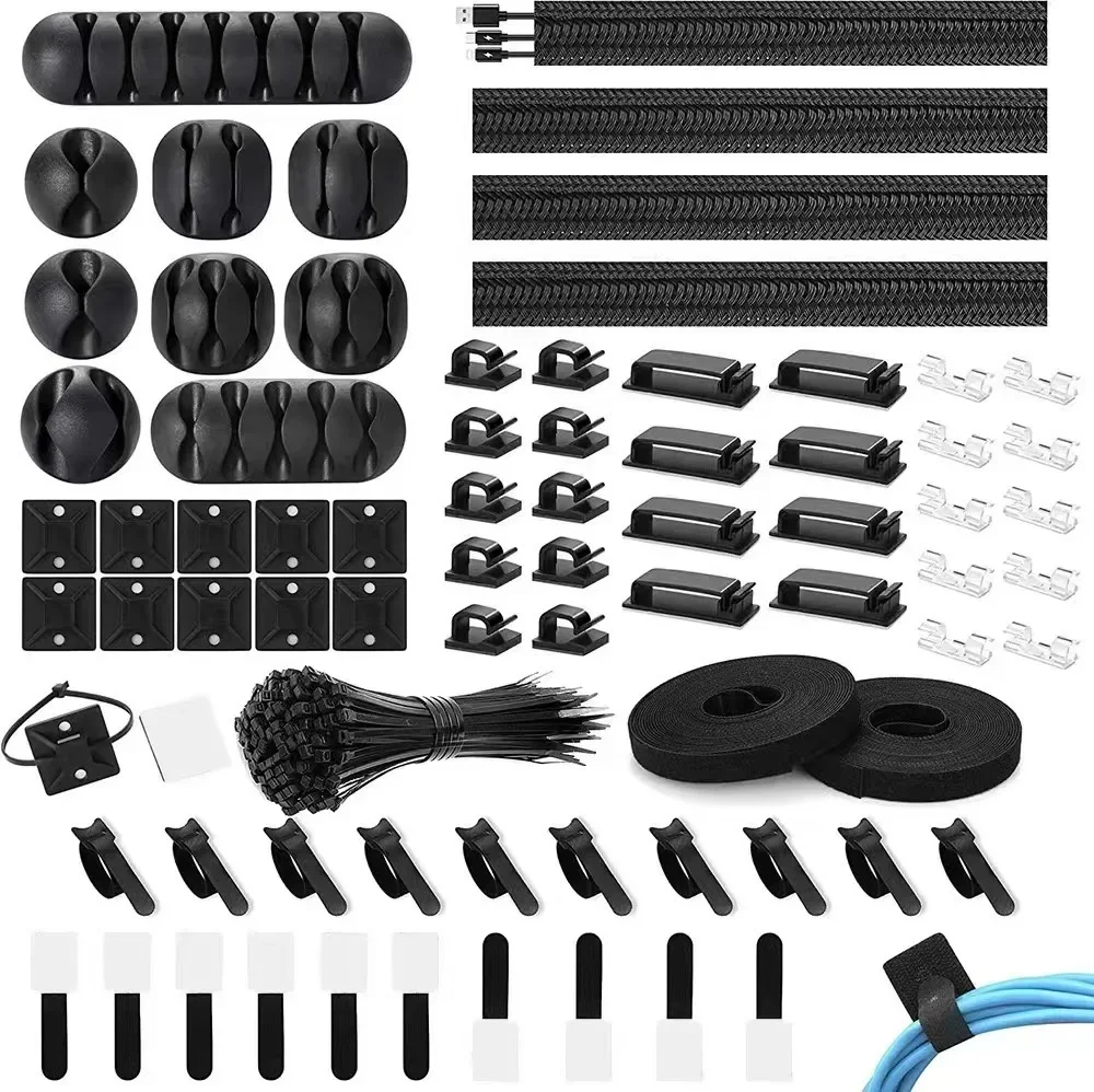 Car Cable Organizer - 173 Pezzi Kit Organizzatore Cavi per