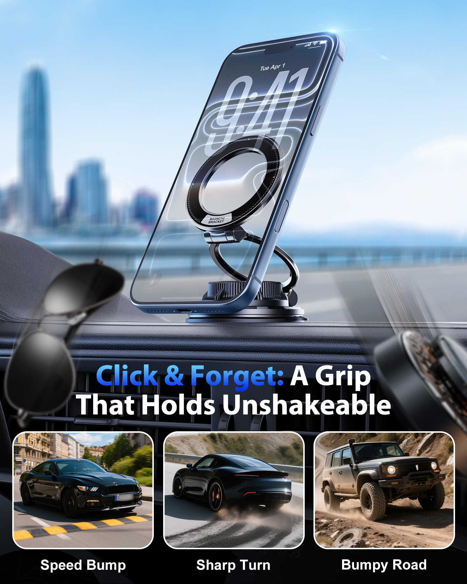 Supporto magnetico per telefon - Car Vacuum recensione e prezzo