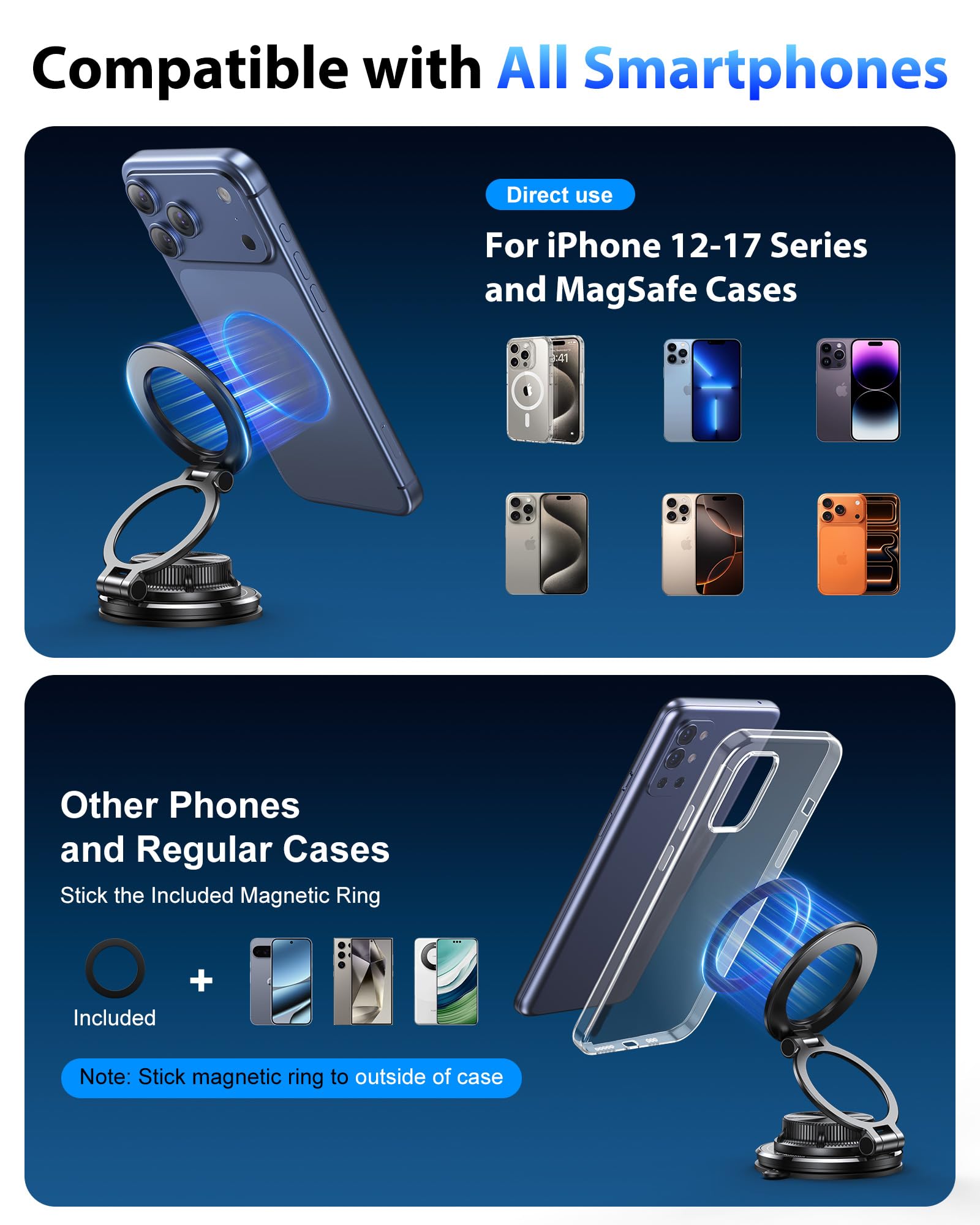 Supporto magnetico per telefon - Car Vacuum recensione e prezzo