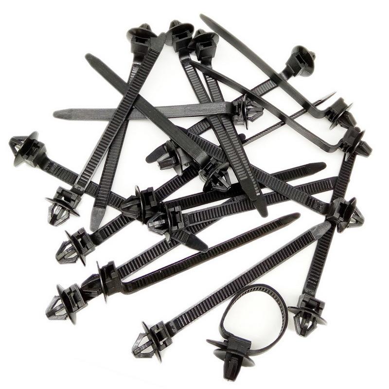 10/20PCS Fermacavi in Nylon Ne - Car Cable Organizer recensione e prezzo